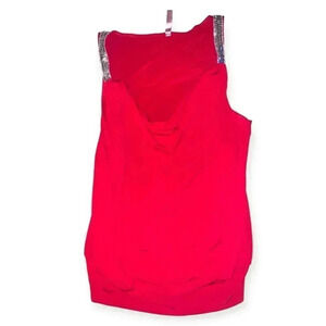 Y2k cowl neck sequin strap blouse